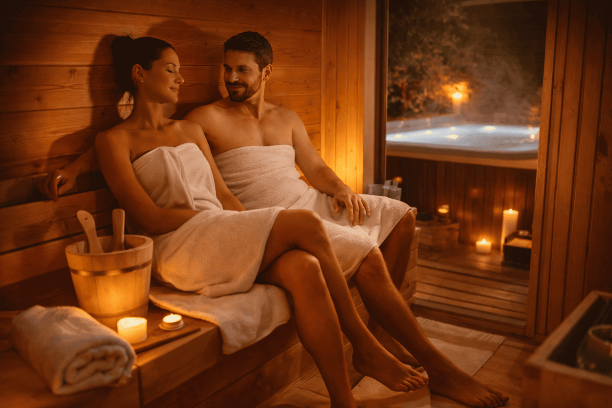 Privé sauna en wellnessmoment voor twee personen