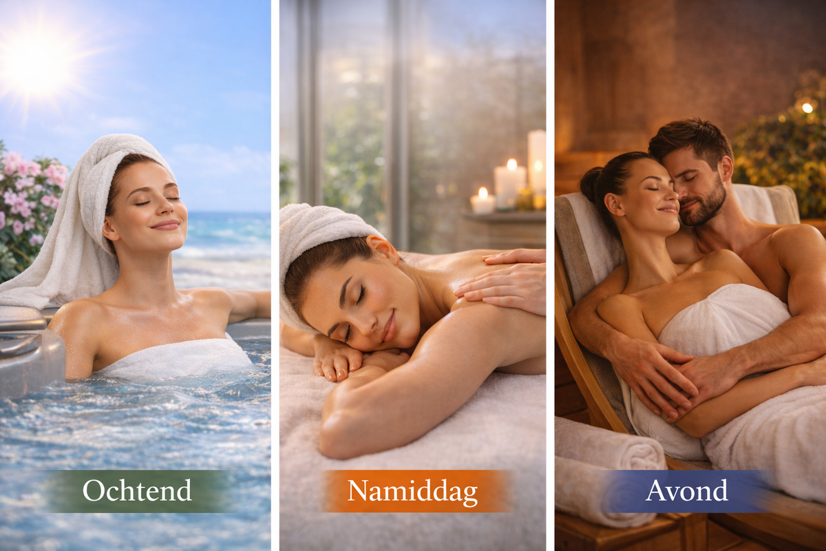 Ideale moment van de dag voor wellness bij Beauty & Relax Utopia