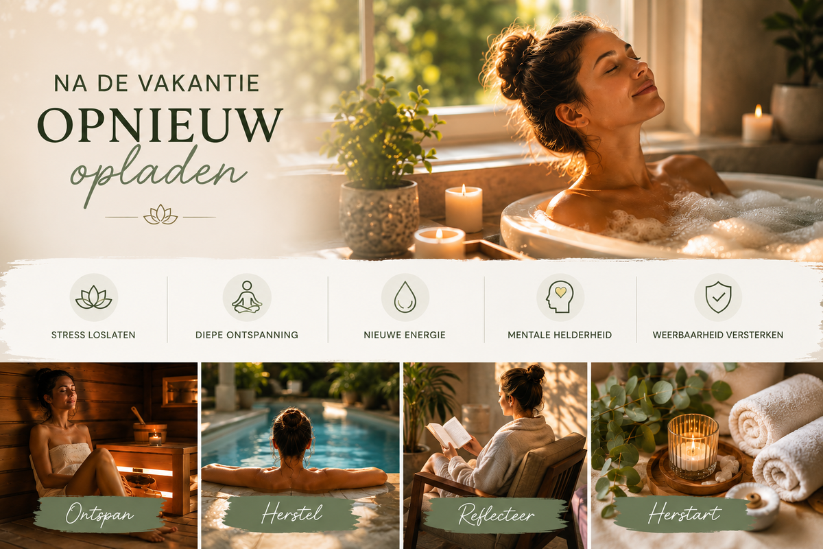 Na de vakantie opnieuw opladen: waarom wellness helpt bij Beauty & Relax Utopia