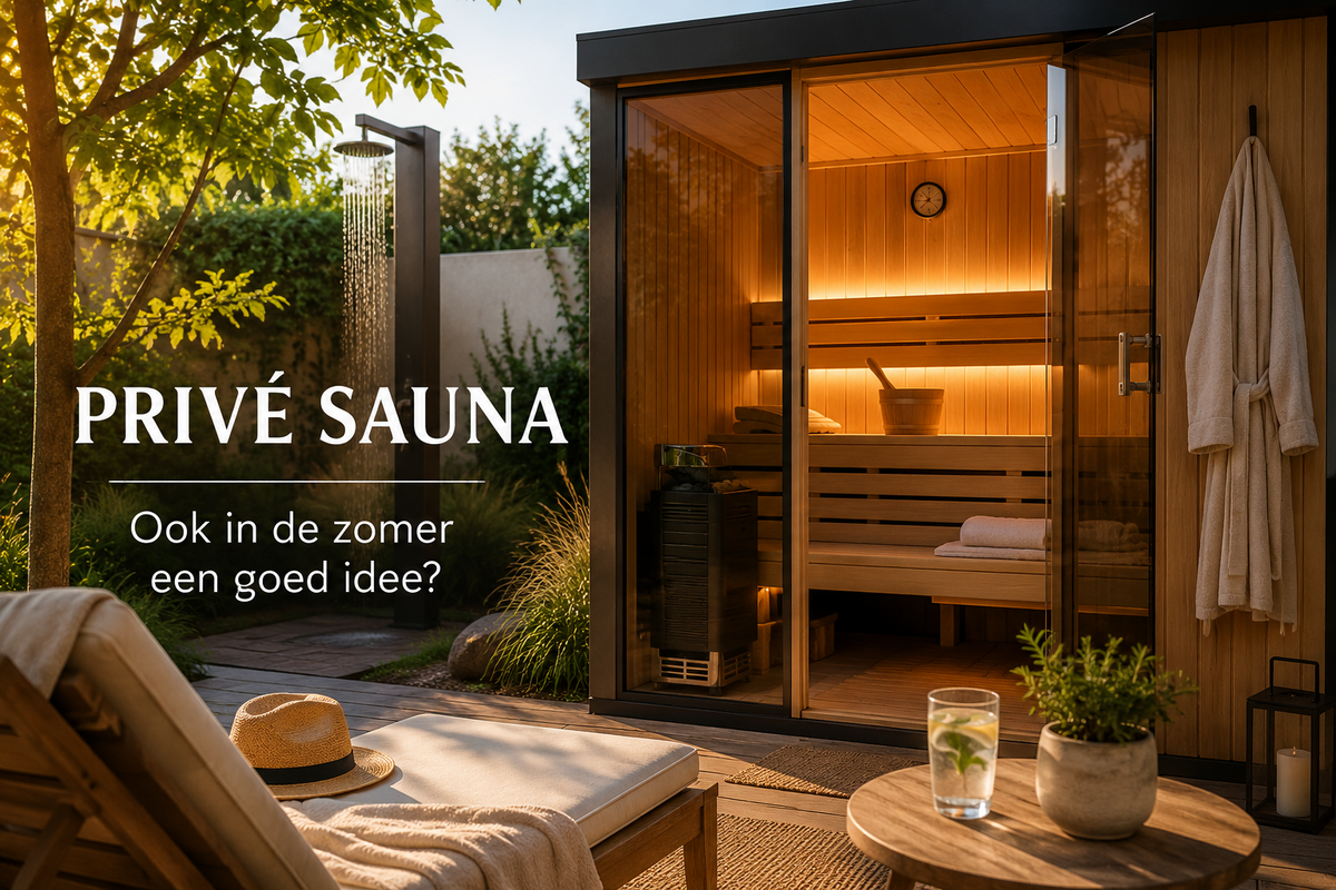 Privé sauna in de zomer: ook bij warm weer een goed idee? bij Beauty & Relax Utopia