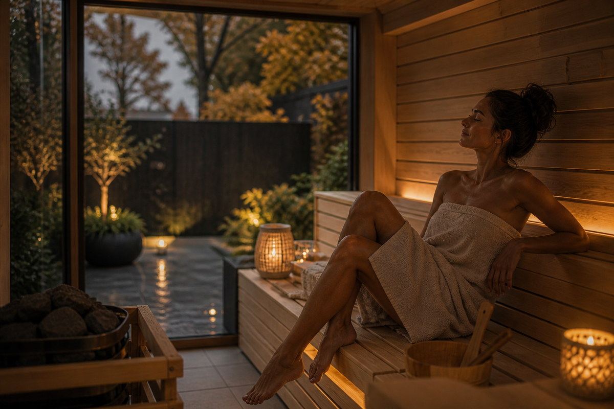 Privé sauna in het najaar: warmte, rust en herbronning bij Beauty & Relax Utopia