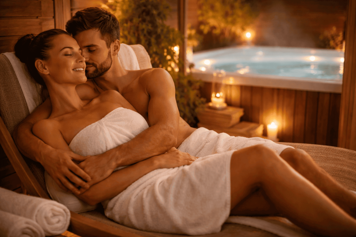 Privé sauna voor twee personen als wellnessmoment