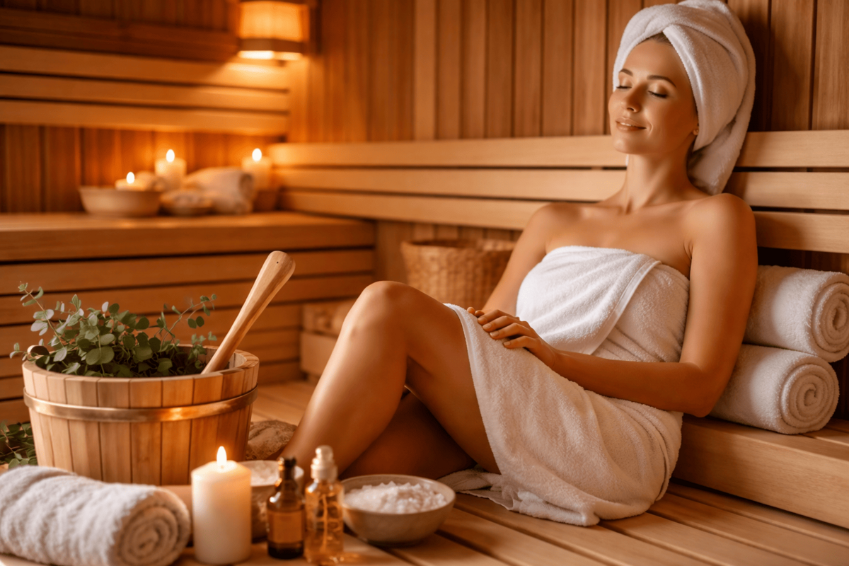Ontspannen in sauna bij Beauty & Relax Utopia