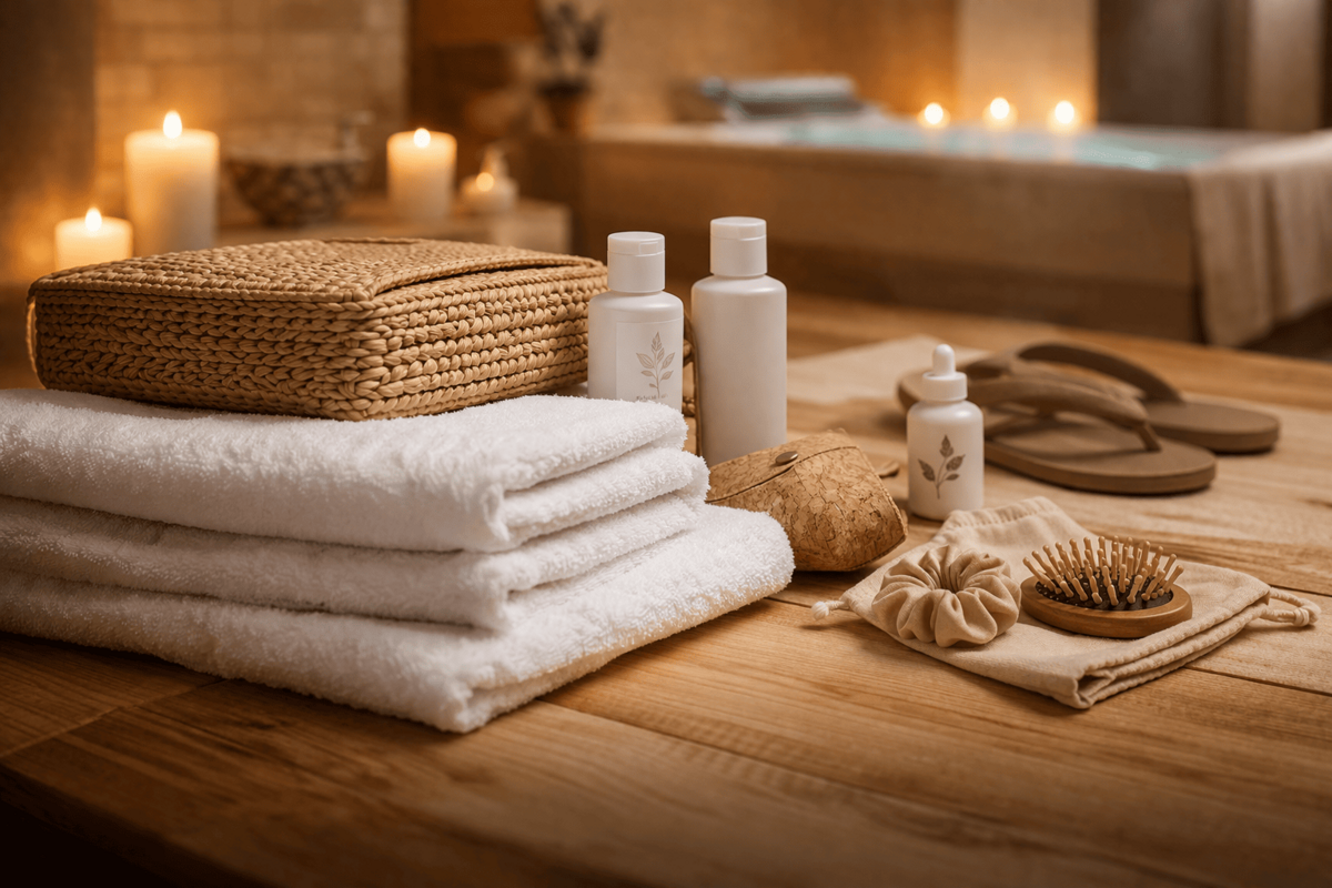 Voorbereiding op een privé wellnessmoment