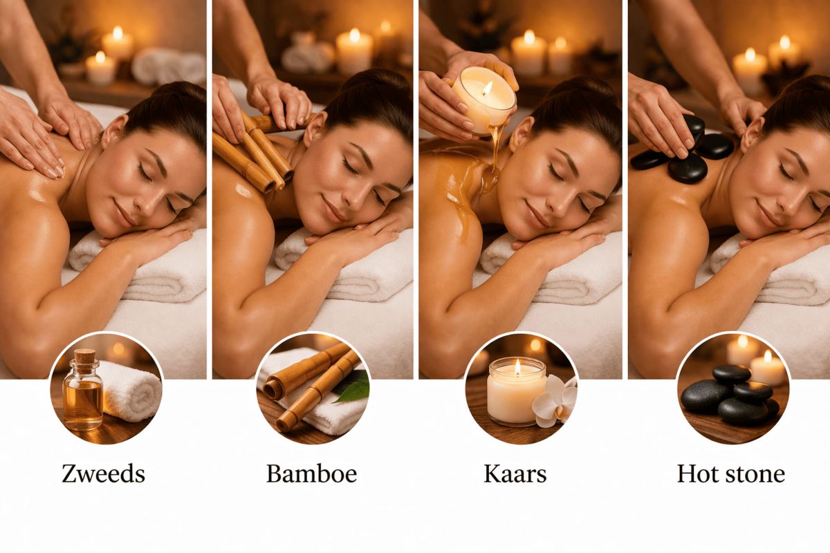 Verschillende massages vergelijken
